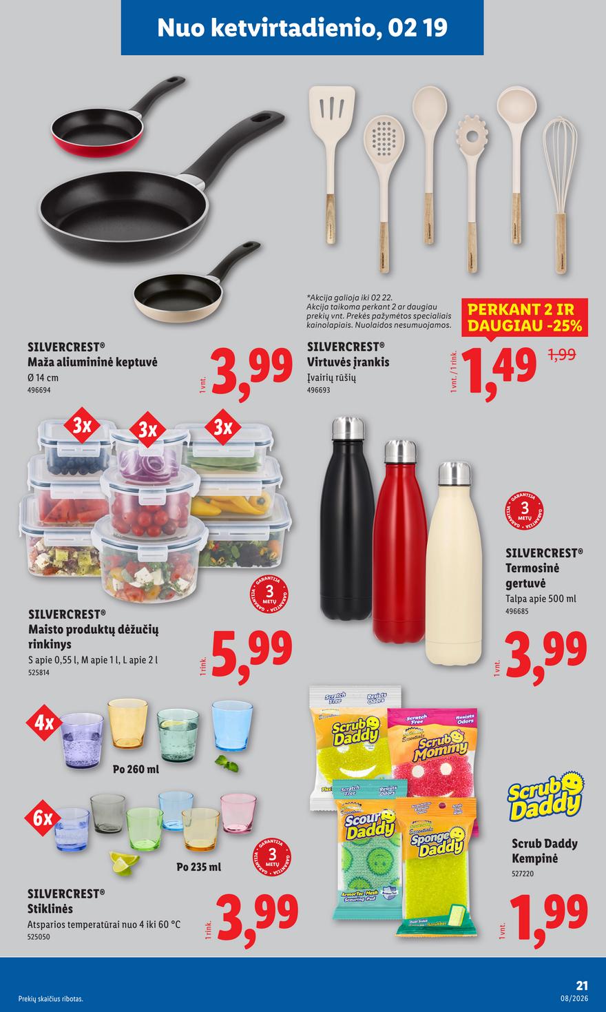 Lidl leidinys naujas akcijos nuo 
  2026-02-16 iki 
  2026-02-22 | Leidinukas.lt puslapis 21