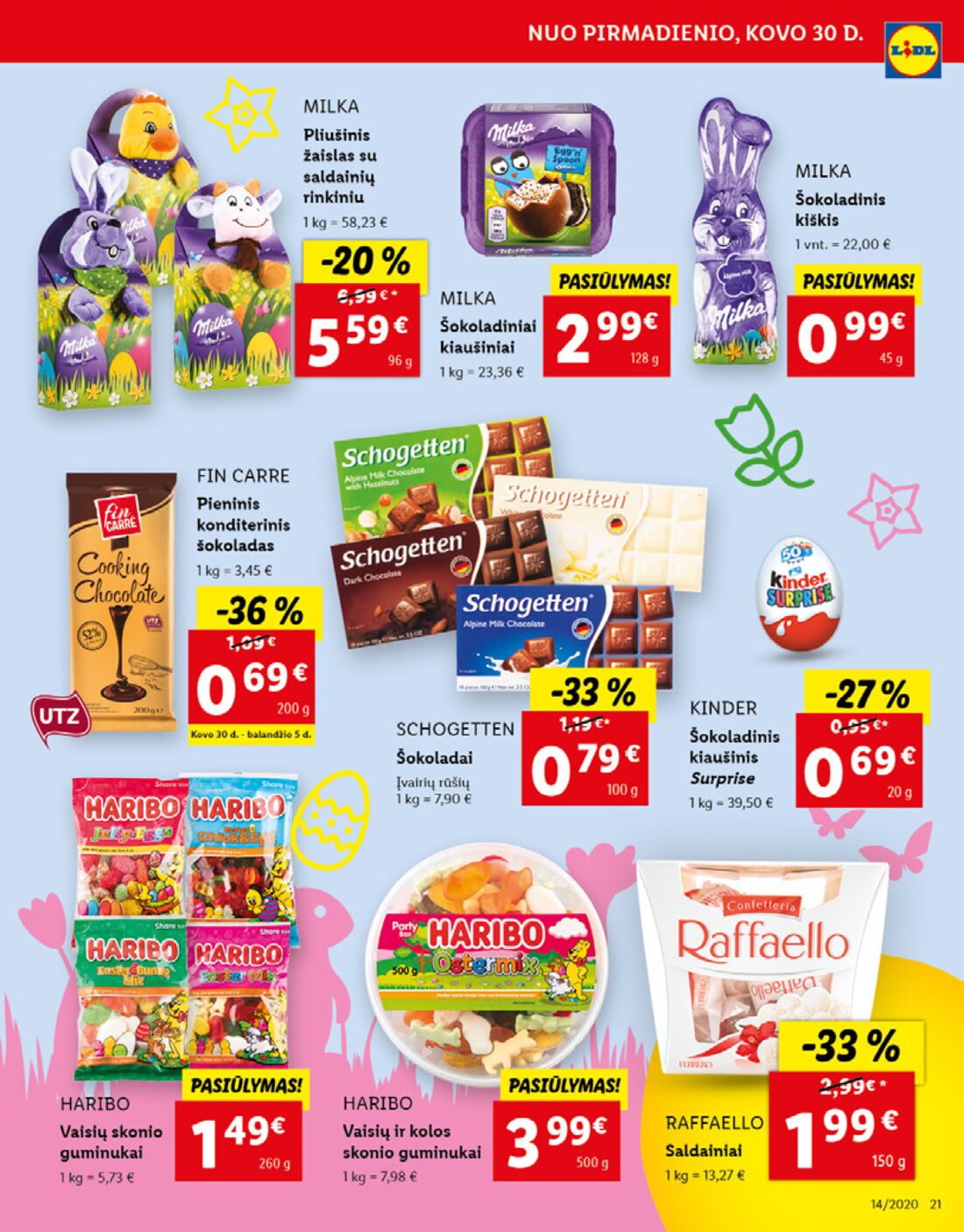 Lidl savaitinis leidinys akcijos nuo 
  2020-03-30 iki 
  2020-04-05 | Leidinukas.lt puslapis 21