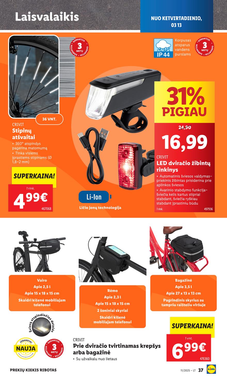 Lidl ne maisto leidinys akcijos nuo 
  2025-03-10 iki 
  2025-03-16 | Leidinukas.lt puslapis 39