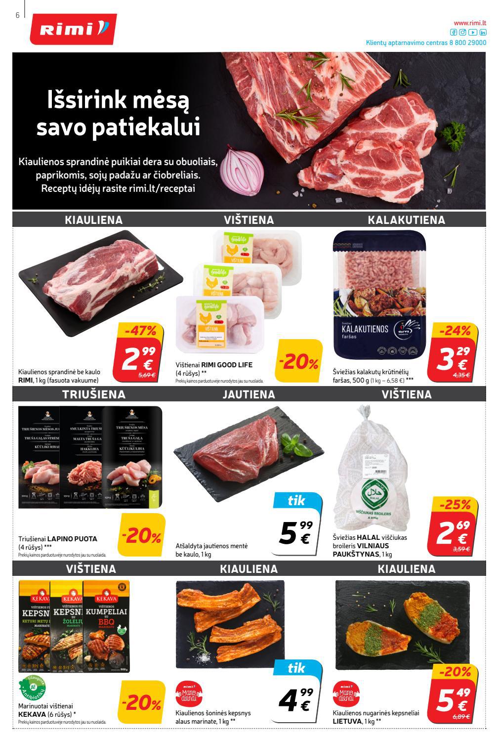 Rimi savaitinis leidinys akcijos nuo 
  2021-11-03 iki 
  2021-11-08 | Leidinukas.lt puslapis 6