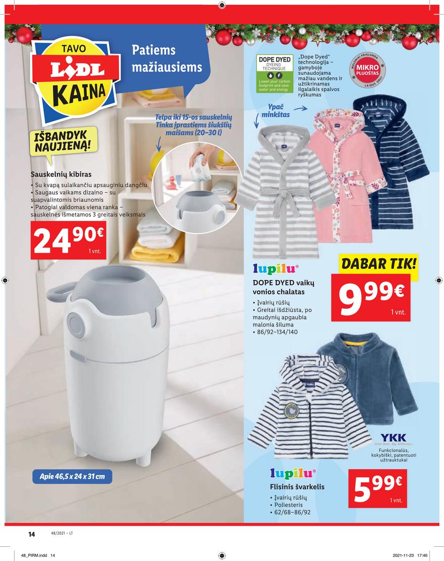Ldil ne maisto leidinys akcijos nuo 
  2021-11-29 iki 
  2021-12-05 | Leidinukas.lt puslapis 14