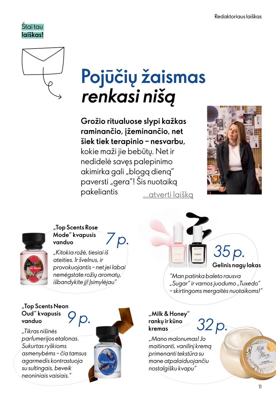 Oriflame katalogas akcijos nuo 
  2026-04-22 iki 
  2026-05-12 | Leidinukas.lt puslapis 11