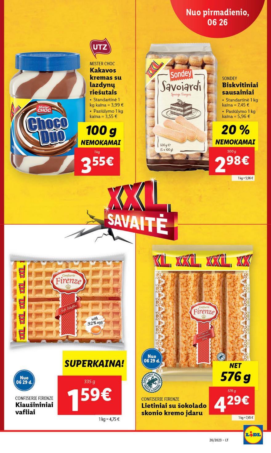 Lidl maisto prekių pasiūlymai akcijos nuo 
  2023-06-26 iki 
  2023-07-02 | Leidinukas.lt puslapis 29
