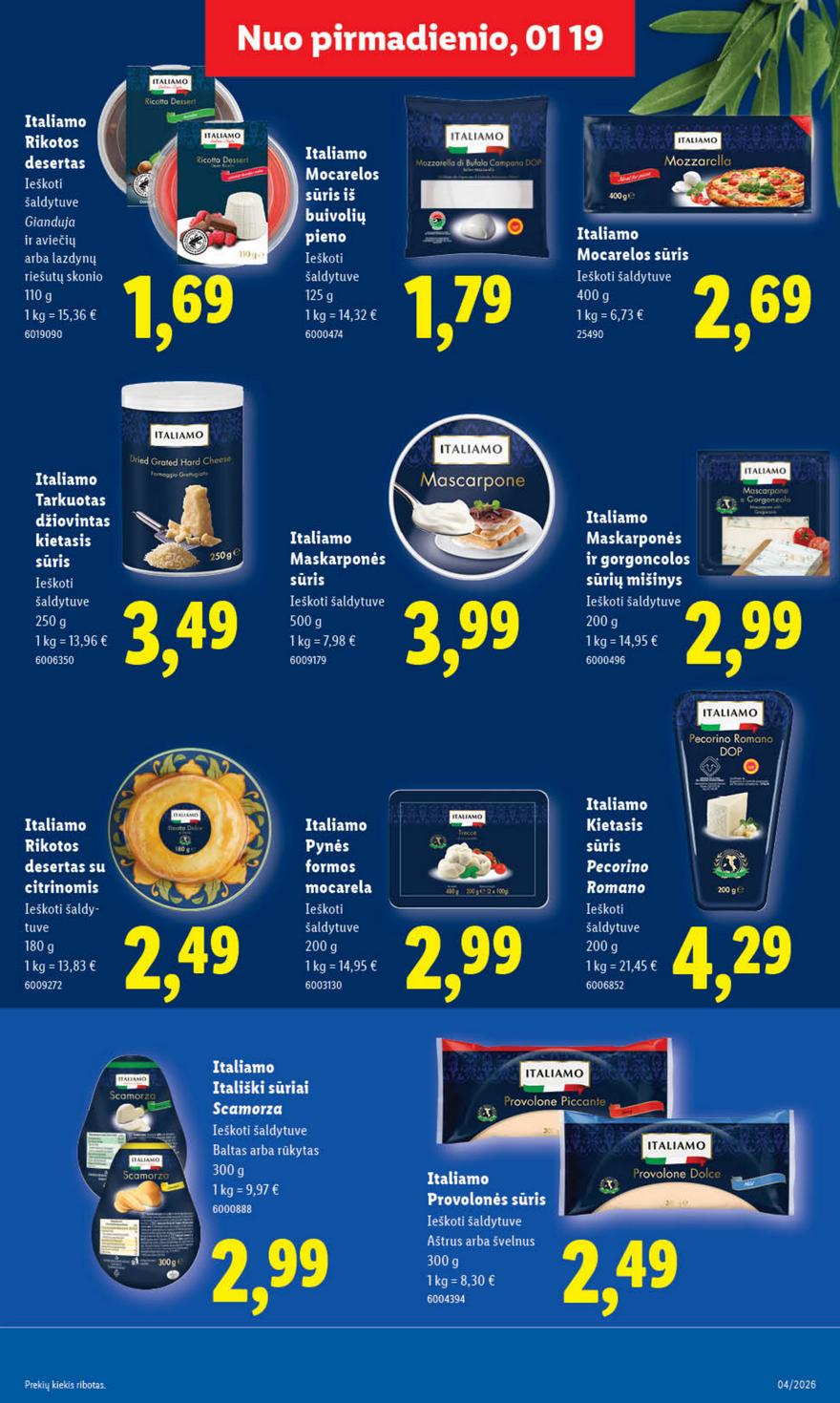 Lidl naujas leidinys akcijos nuo 
  2026-01-19 iki 
  2026-01-25 | Leidinukas.lt puslapis 13