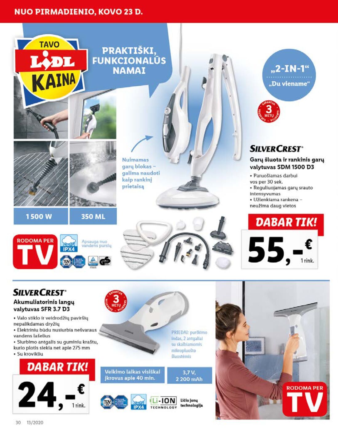 Lidl savaitinis leidinys akcijos nuo 
  2020-03-23 iki 
  2020-03-29 | Leidinukas.lt puslapis 30