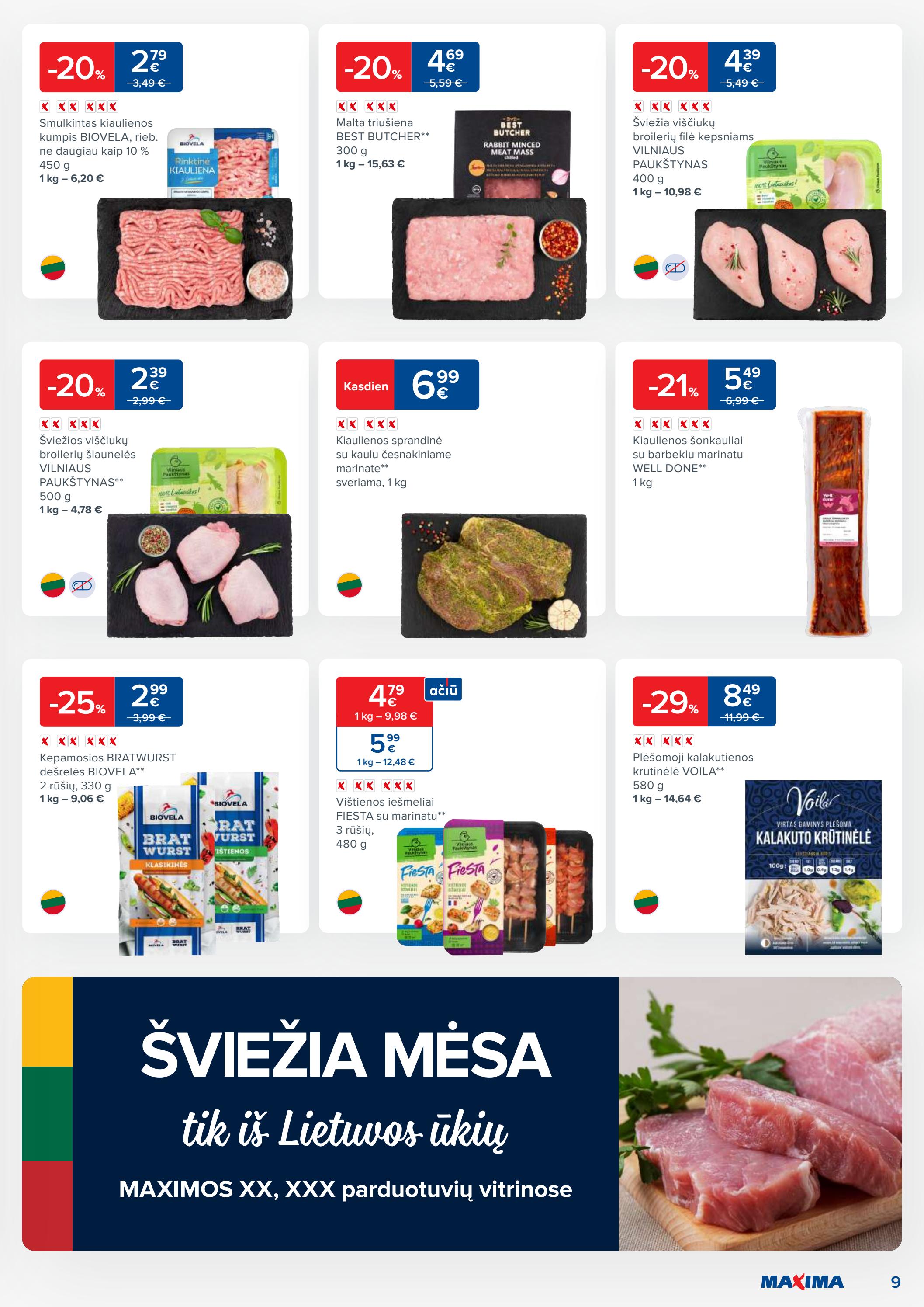Maxima kaininis leidinys akcijos nuo 
  2023-04-11 iki 
  2023-04-17 | Leidinukas.lt puslapis 9
