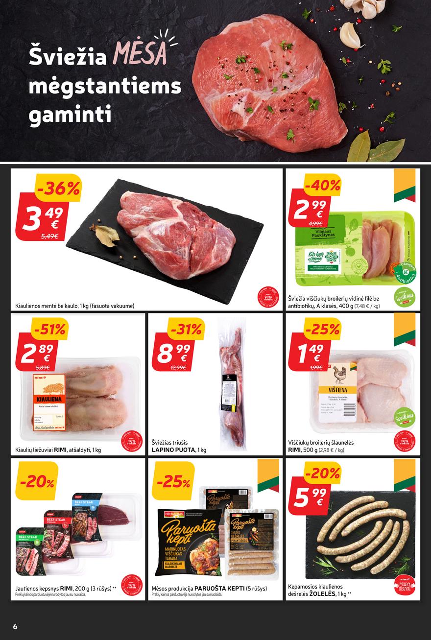 Rimi savaitinis leidinys akcijos nuo 
  2024-02-20 iki 
  2024-02-26 | Leidinukas.lt puslapis 6