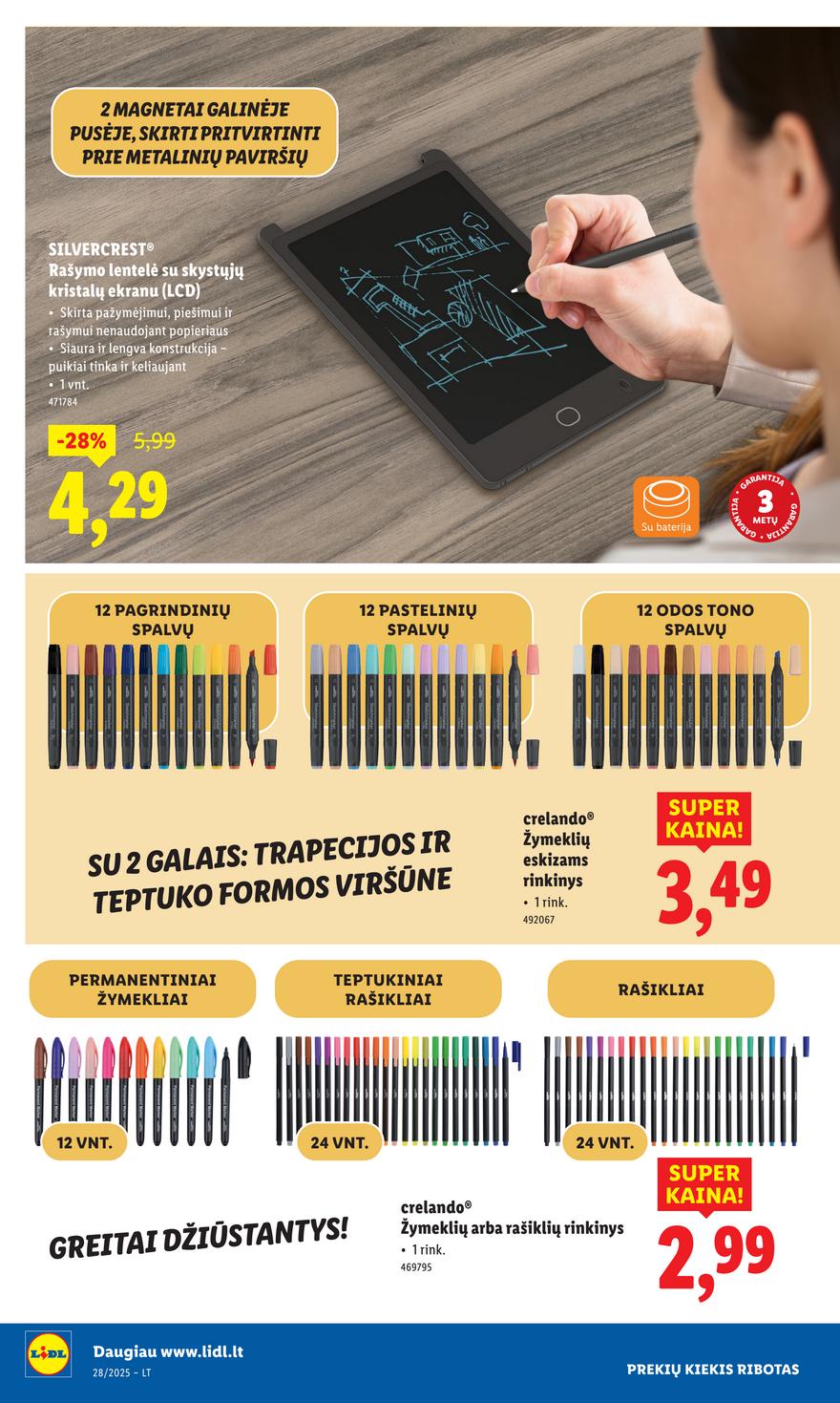Lidl ne maisto leidinys akcijos nuo 
  2025-06-30 iki 
  2025-07-06 | Leidinukas.lt puslapis 36