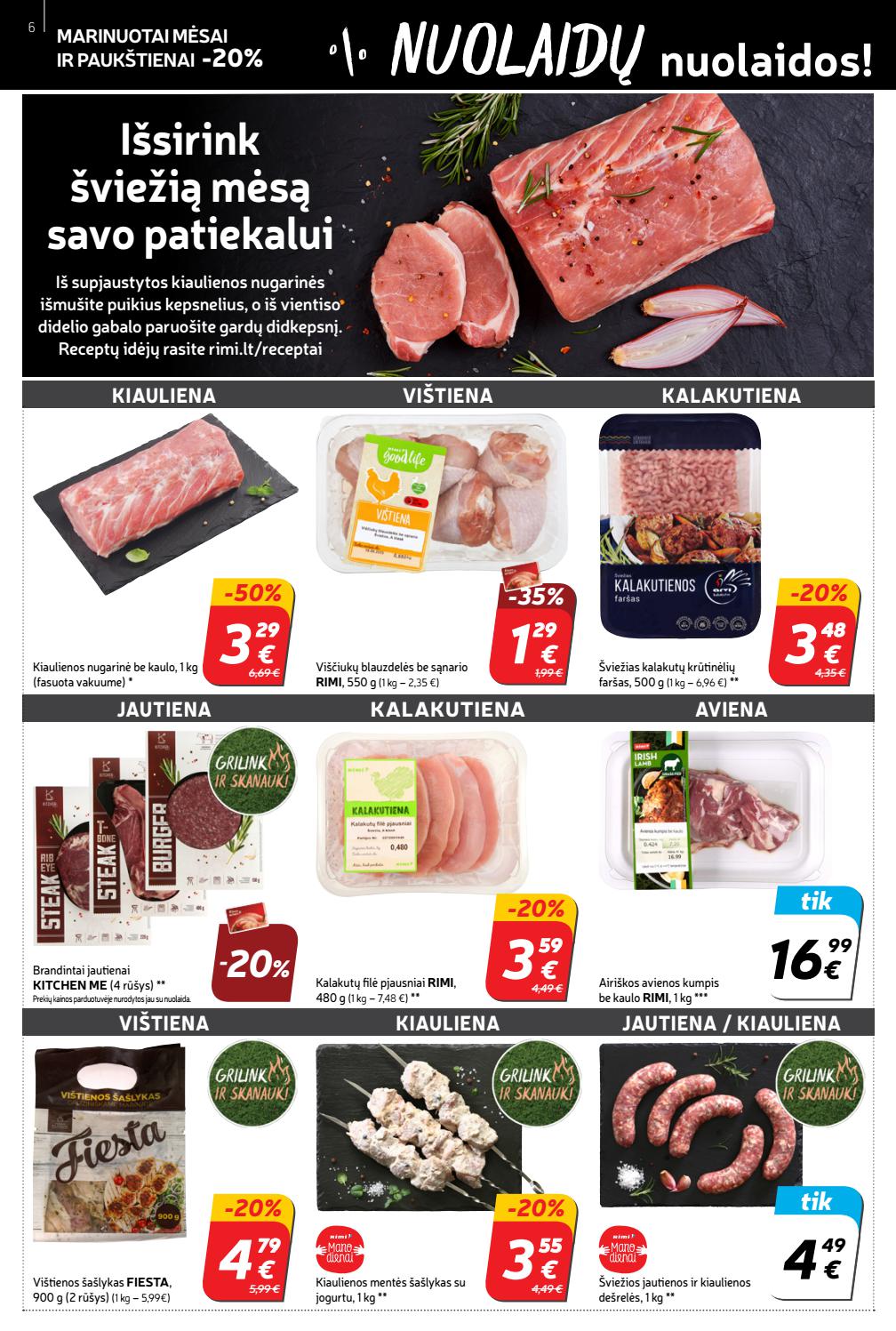 Rimi savaitinis leidinys akcijos nuo 
  2021-05-11 iki 
  2021-05-17 | Leidinukas.lt puslapis 6