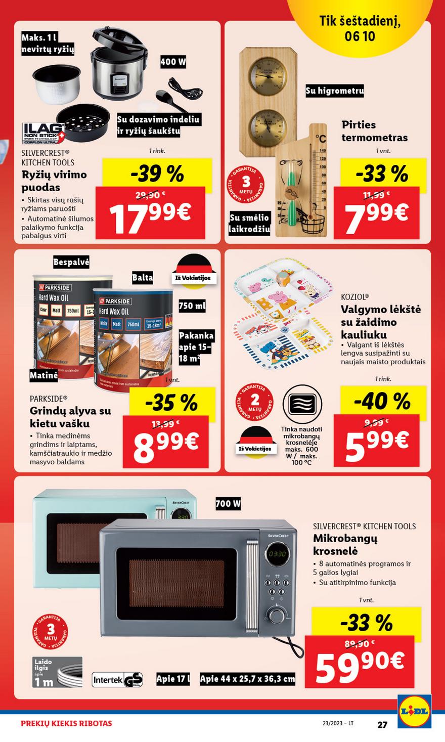 Ldil ne maisto prekių pasiūlymai akcijos nuo 
  2023-06-05 iki 
  2023-06-11 | Leidinukas.lt puslapis 27