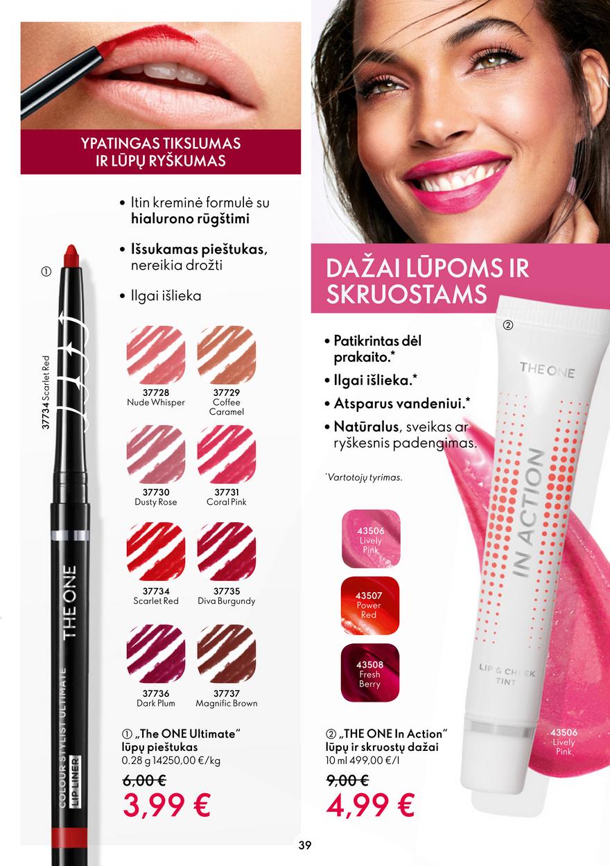 Oriflame katalogas akcijos nuo 
  2023-02-22 iki 
  2023-03-14 | Leidinukas.lt puslapis 39