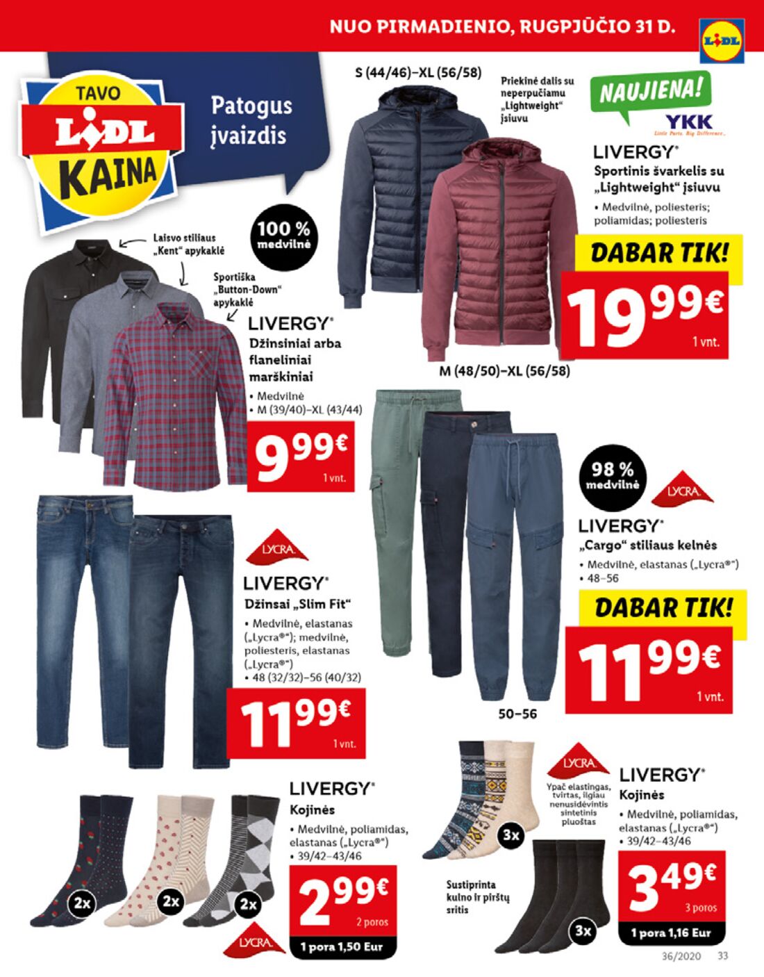 Lidl savaitinis leidinys akcijos nuo 
  2020-08-31 iki 
  2020-09-06 | Leidinukas.lt puslapis 33