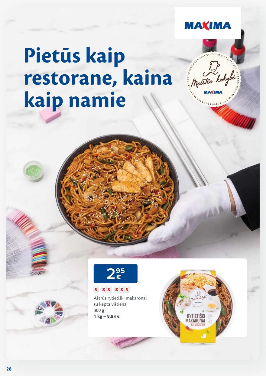 Maxima savaitinis leidinys 6 akcijos nuo 
  2025-02-04 iki 
  2025-02-10 | Leidinukas.lt puslapis 28