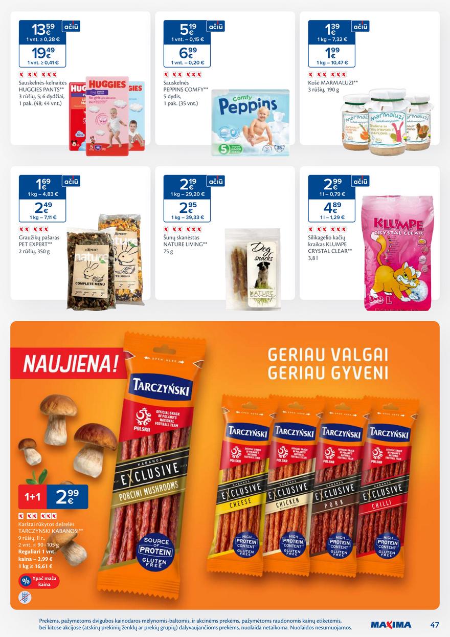 Maxima leidinys akcijos nuo 
  2026-02-03 iki 
  2026-03-09 | Leidinukas.lt puslapis 47