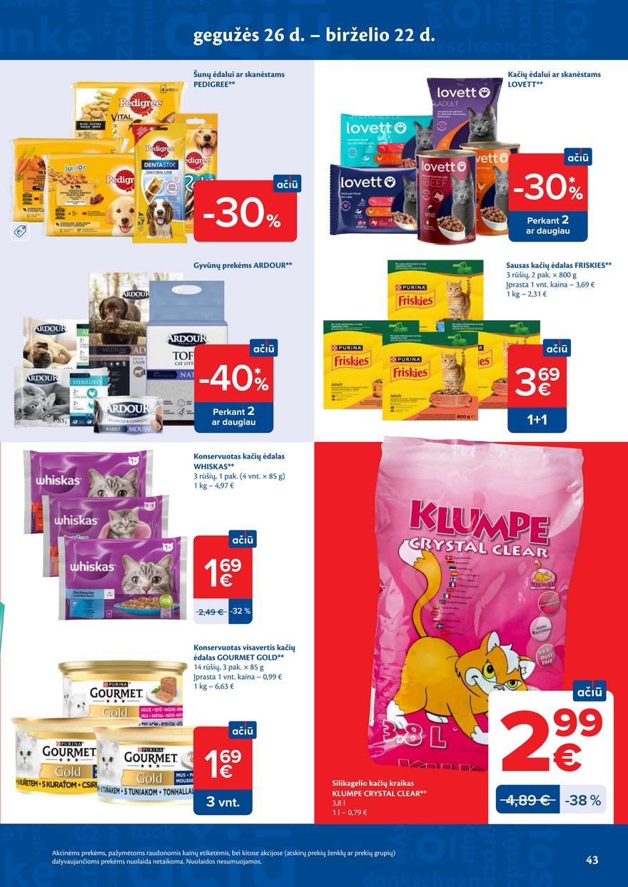 Maxima leidinys akcijos nuo 
  2026-05-26 iki 
  2026-06-01 | Leidinukas.lt puslapis 43