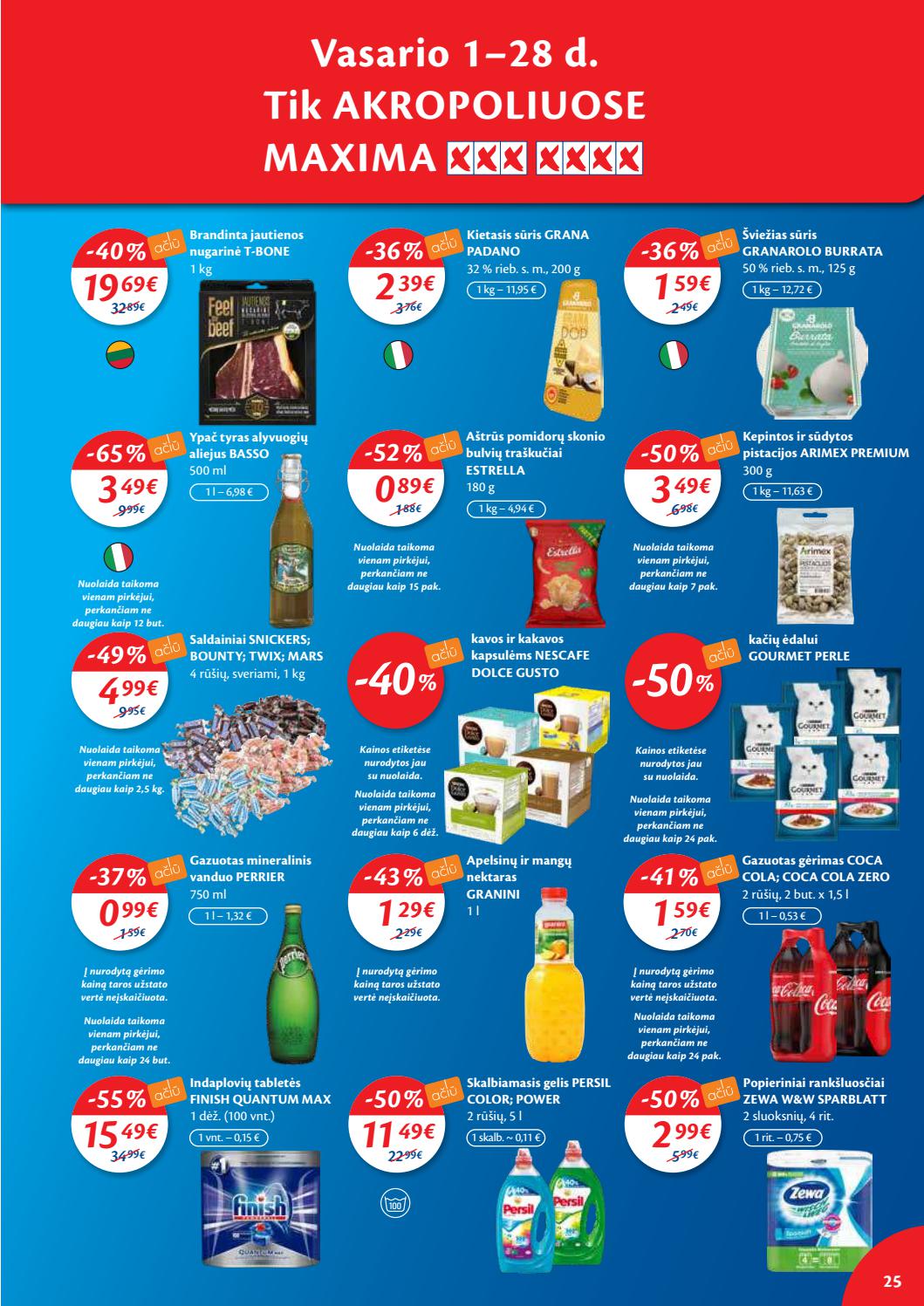 Maxima kaininis leidinys akcijos nuo 
  2021-02-23 iki 
  2021-03-01 | Leidinukas.lt puslapis 25