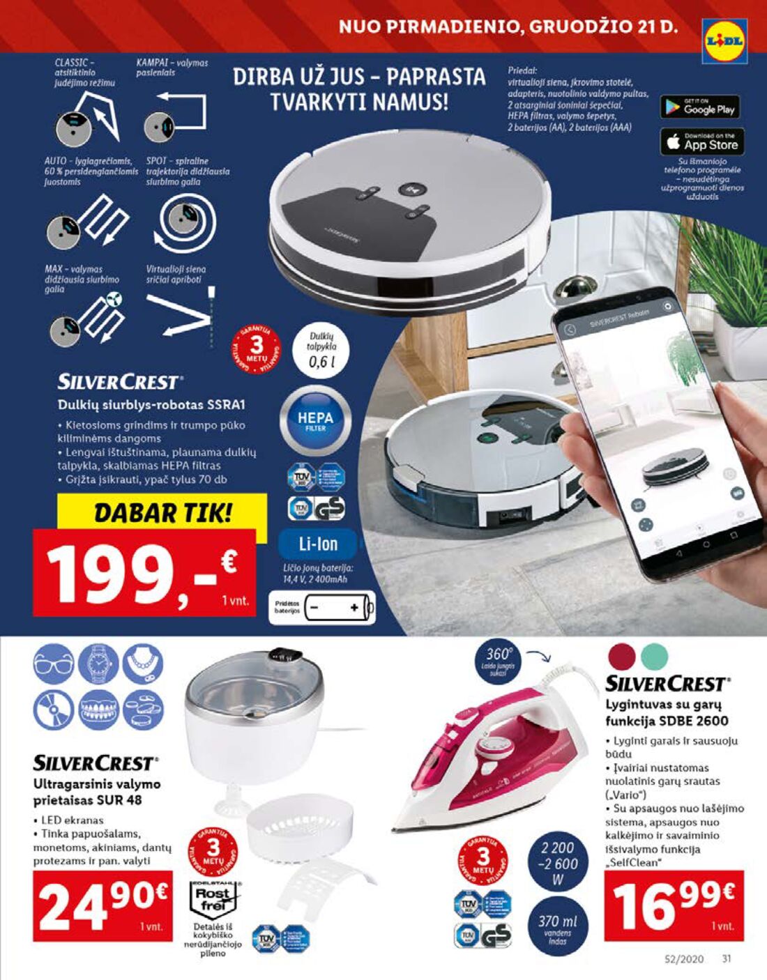 Lidl savaitinis leidinys akcijos nuo 
  2020-12-21 iki 
  2020-12-27 | Leidinukas.lt puslapis 31