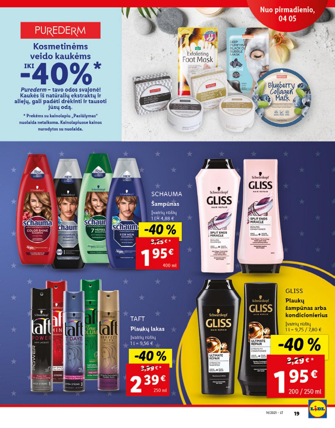 Lidl maisto prekių pasiūlymai akcijos nuo 
  2021-04-05 iki 
  2021-04-11 | Leidinukas.lt puslapis 19