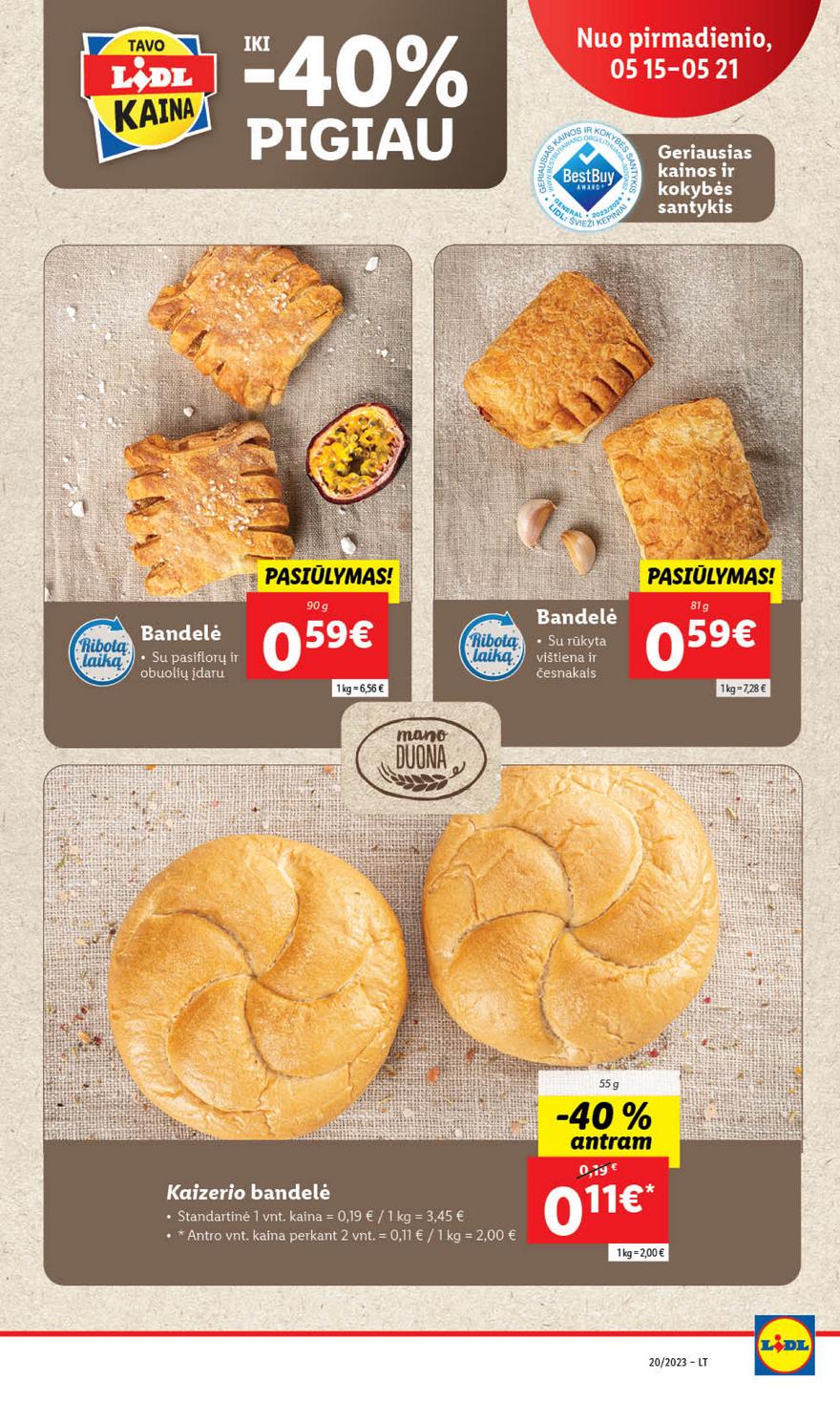 Lidl maisto prekių pasiūlymai akcijos nuo 
  2023-05-15 iki 
  2023-05-21 | Leidinukas.lt puslapis 15