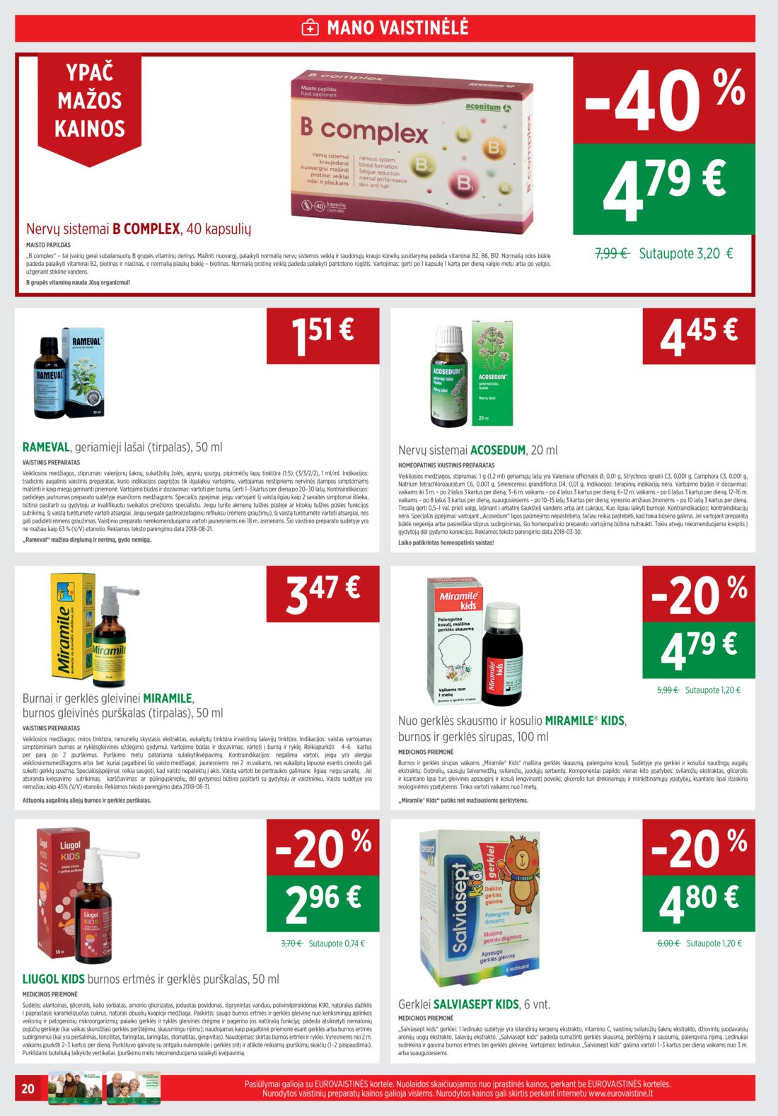Euro vaistinė leidinys akcijos nuo 
  2020-01-04 iki 
  2020-01-31 | Leidinukas.lt puslapis 20