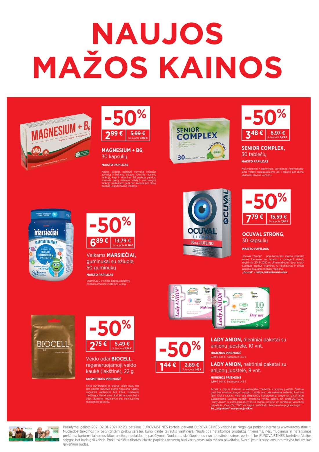 Euro vaistinė leidinys akcijos nuo 
  2021-02-01 iki 
  2021-02-28 | Leidinukas.lt puslapis 2