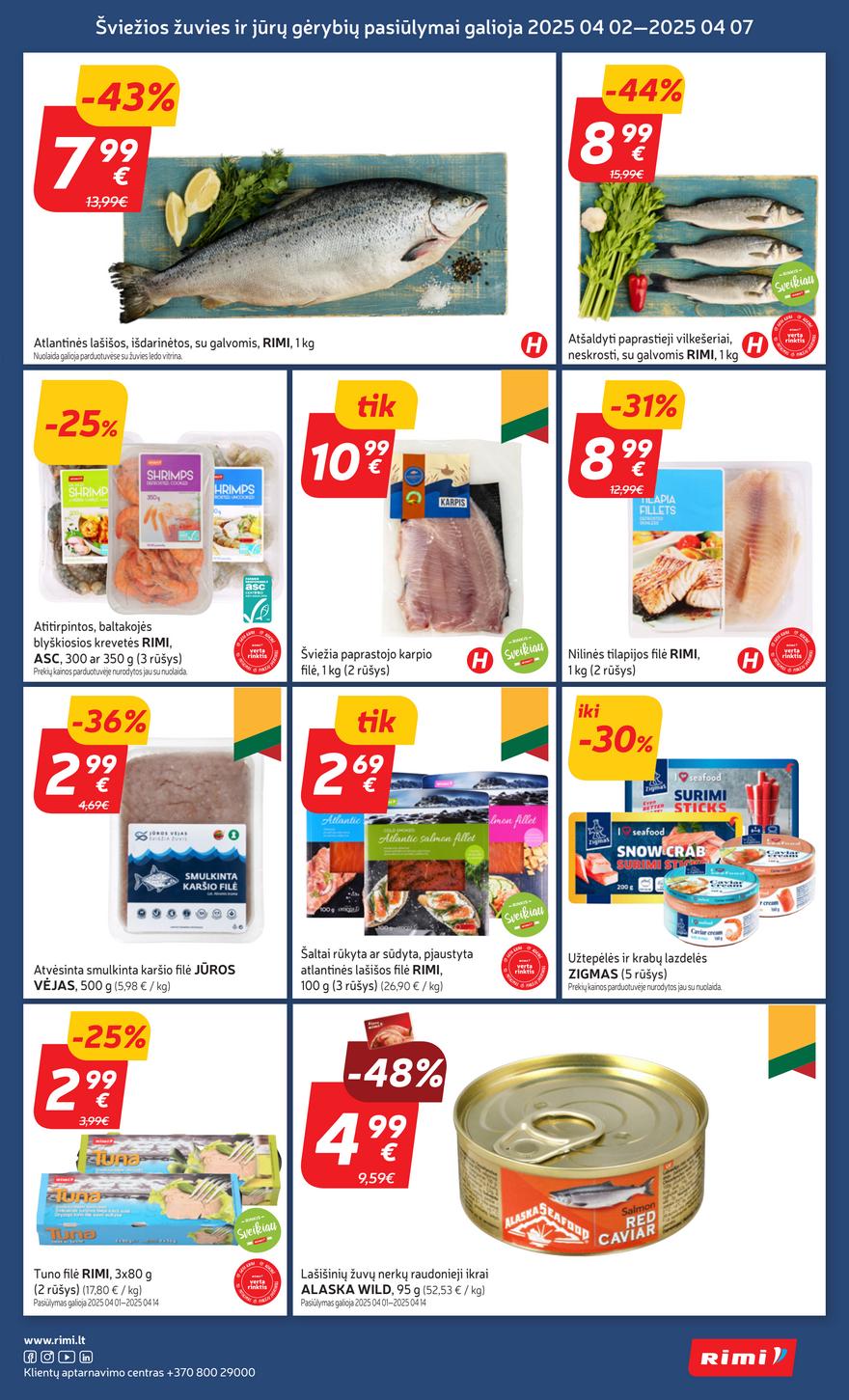 Rimi leidinys 14 akcijos nuo 
  2025-04-01 iki 
  2025-04-07 | Leidinukas.lt puslapis 9