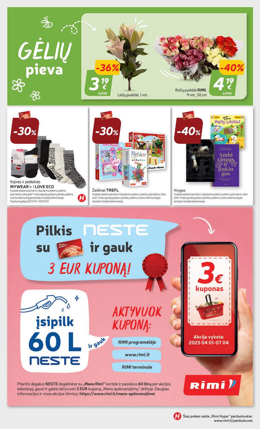 Rimi savaitinis leidinys 15 akcijos nuo 
  2025-04-08 iki 
  2025-04-14 | Leidinukas.lt puslapis 41