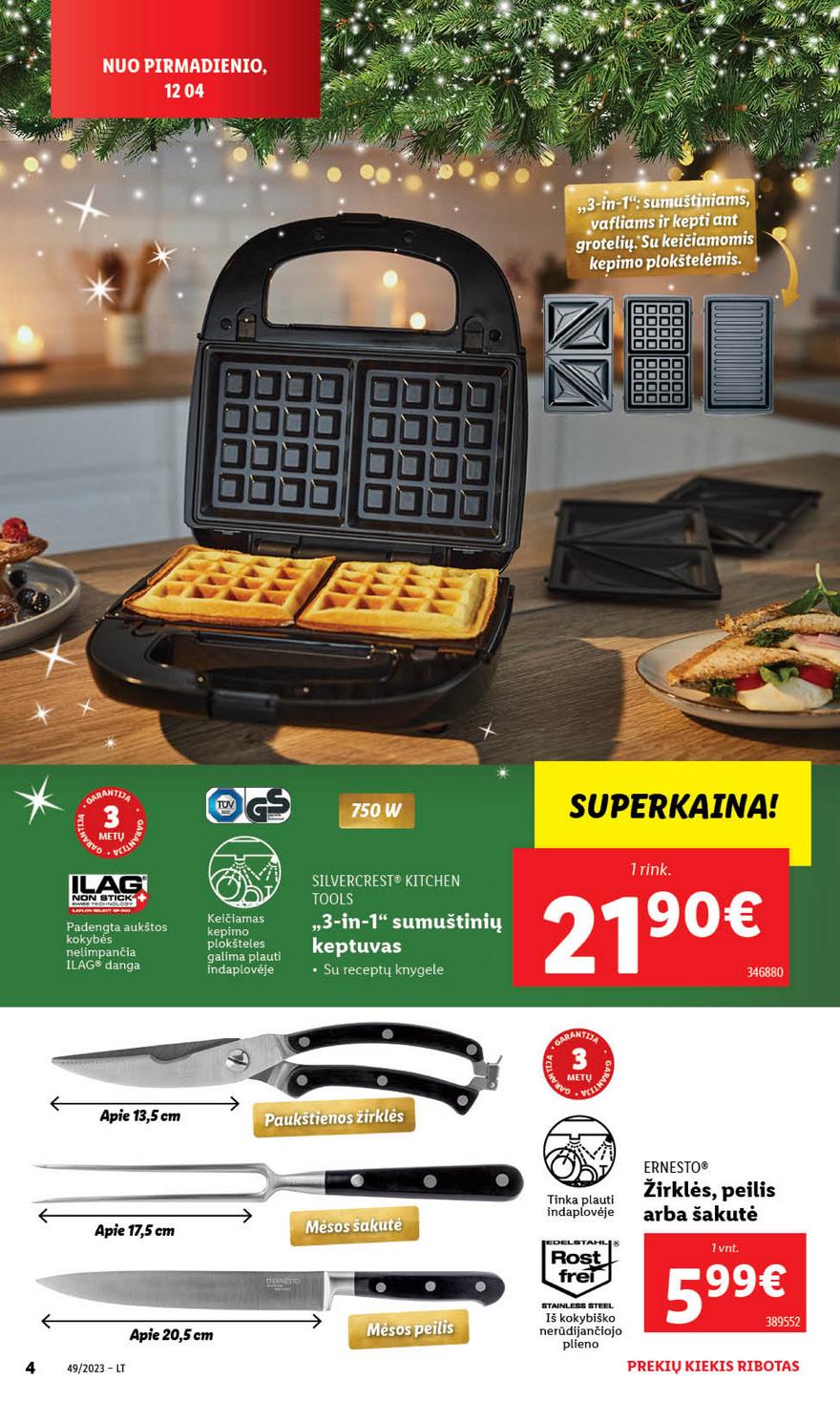Lidl pasiūlymai akcijos nuo 
  2023-12-04 iki 
  2023-12-10 | Leidinukas.lt puslapis 6