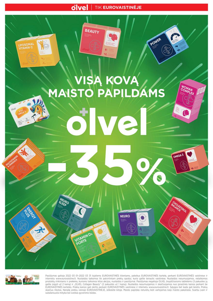 Euro vaistinė leidinys akcijos nuo 
  2022-03-01 iki 
  2022-03-31 | Leidinukas.lt puslapis 8