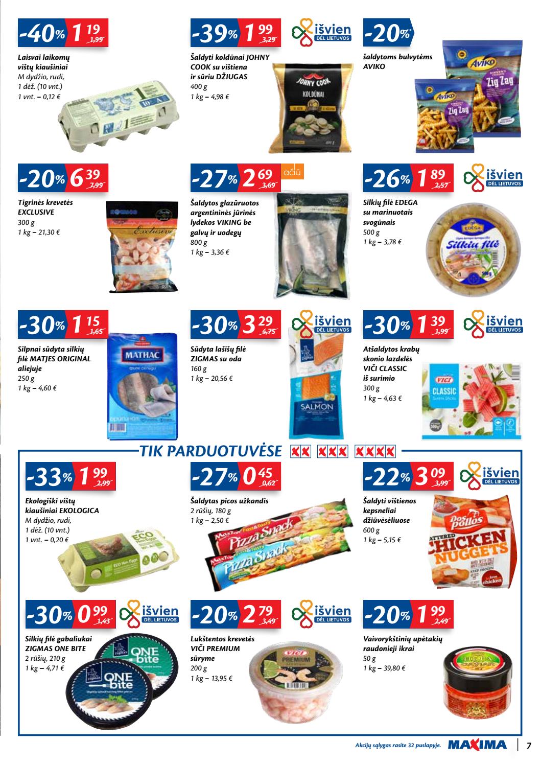 Maxima kaininis leidinys akcijos nuo 
  2020-09-08 iki 
  2020-09-14 | Leidinukas.lt puslapis 7