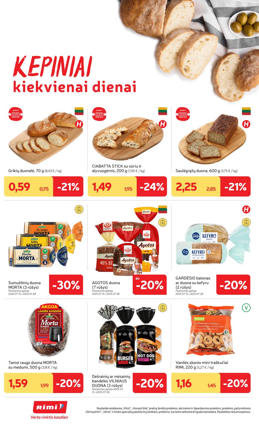 Rimi savaitinis leidinys 29 akcijos nuo 
  2025-07-15 iki 
  2025-07-21 | Leidinukas.lt puslapis 14