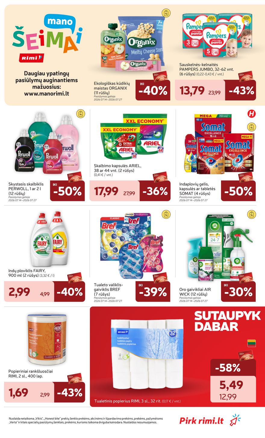 Rimi leidinys akcijos nuo 
  2026-07-14 iki 
  2026-07-20 | Leidinukas.lt puslapis 31