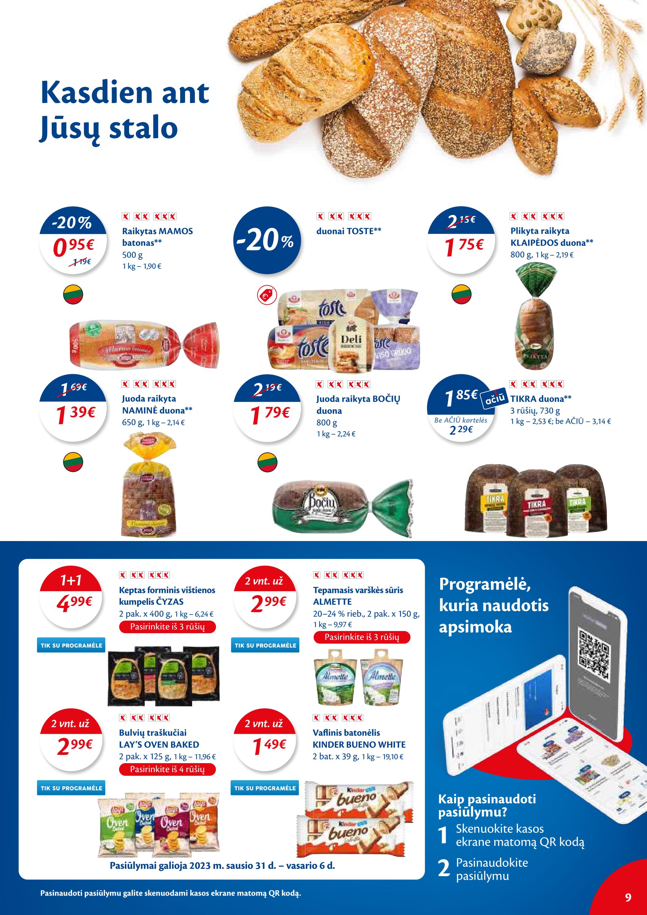 Maxima leidinys akcijos nuo 
  2023-01-31 iki 
  2023-02-06 | Leidinukas.lt puslapis 9