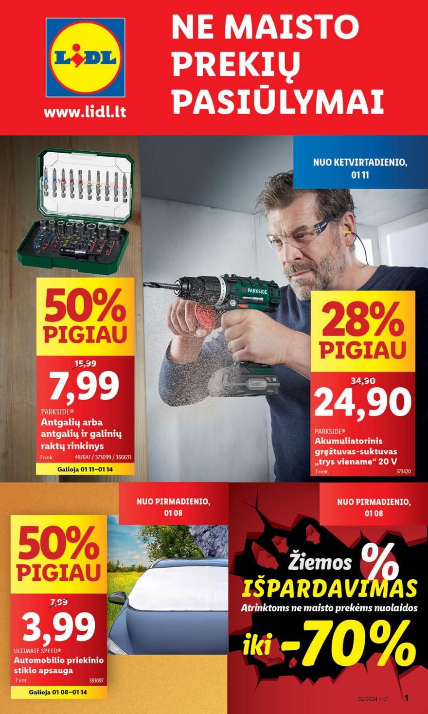 Ldil ne maisto prekių pasiūlymai akcijos nuo 
  2024-01-08 iki 
  2024-01-14 | Leidinukas.lt puslapis 1
