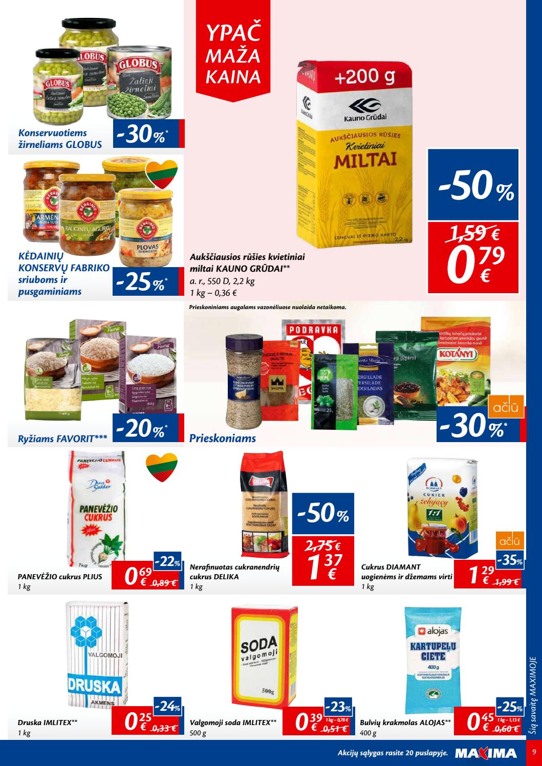 Maxima kaininis leidinys akcijos nuo 
  2019-06-11 iki 
  2019-06-17 | Leidinukas.lt puslapis 9