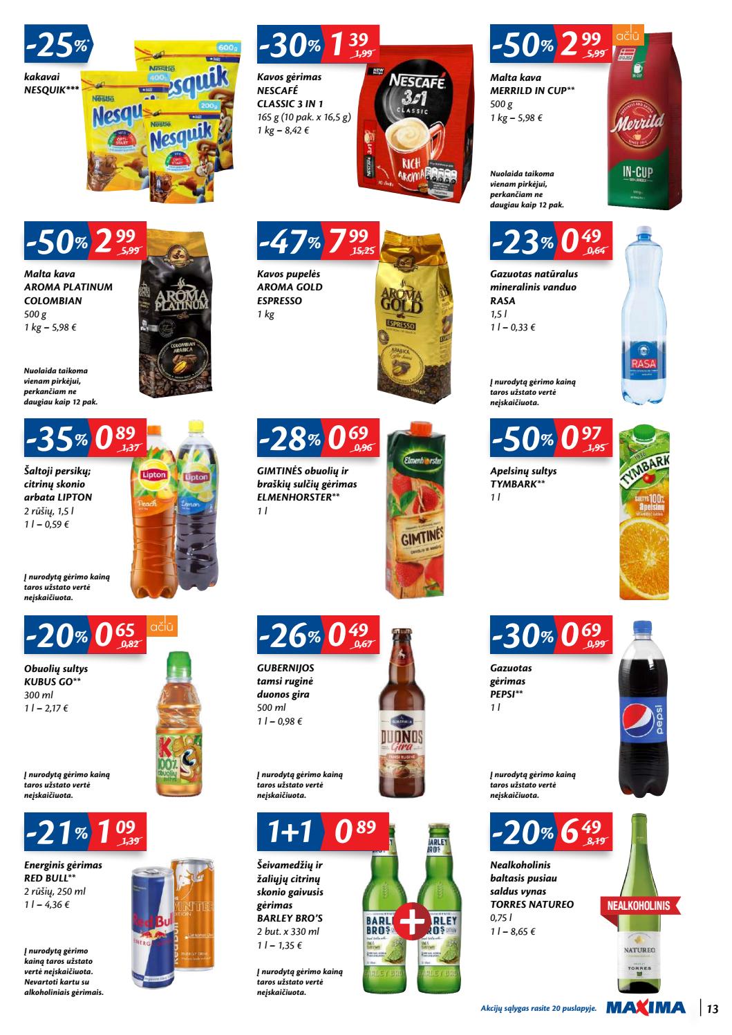 Maxima kaininis leidinys akcijos nuo 
  2019-11-12 iki 
  2019-11-18 | Leidinukas.lt puslapis 13