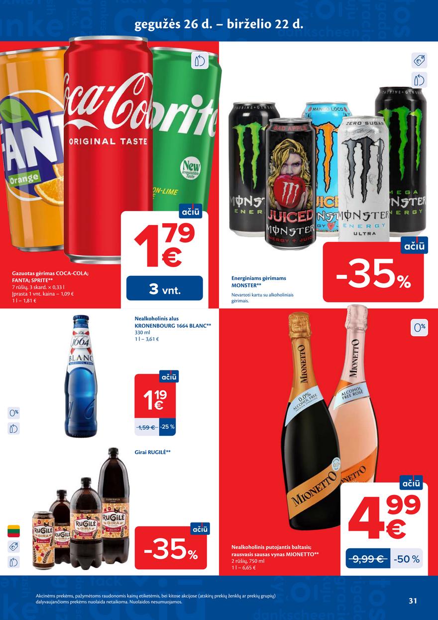 Maxima leidinys akcijos nuo 
  2026-05-26 iki 
  2026-06-01 | Leidinukas.lt puslapis 31