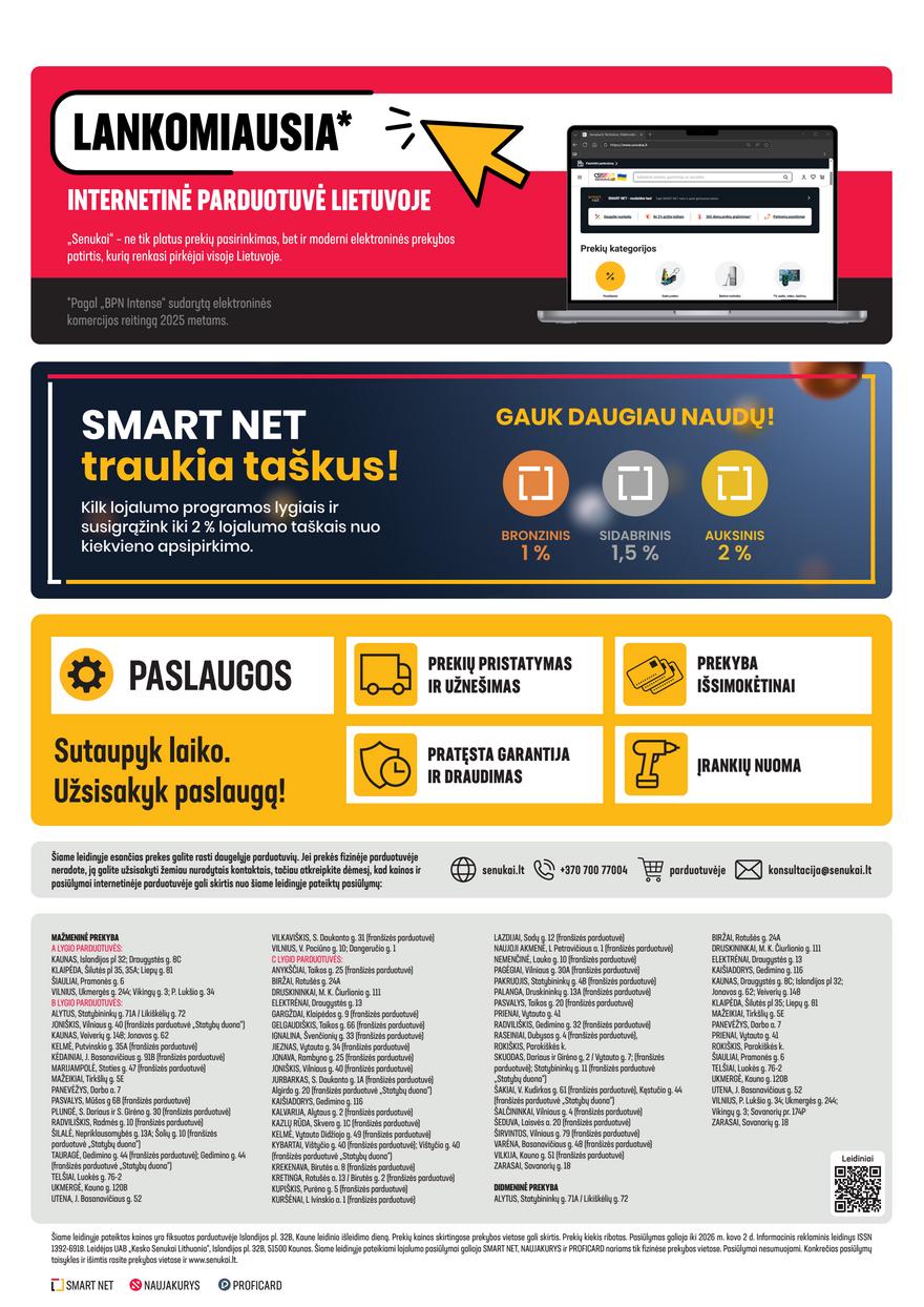 Senukai leidinys akcijos nuo 
  2026-02-04 iki 
  2026-03-02 | Leidinukas.lt puslapis 38