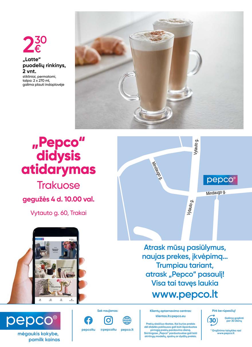 Pepco atidarymo leidinys akcijos nuo 
  2023-05-04 iki 
  2023-05-10 | Leidinukas.lt puslapis 7