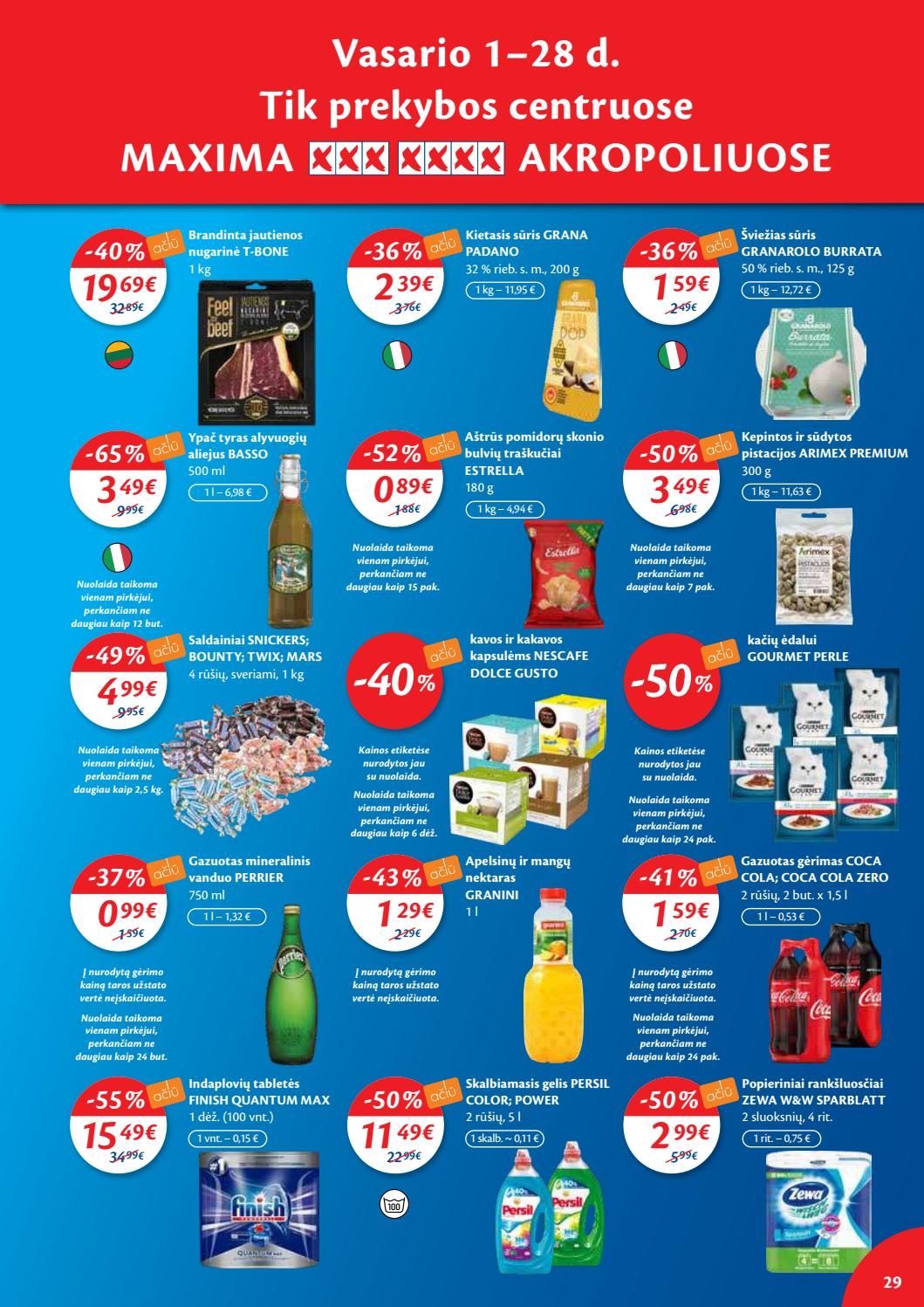 Maxima kaininis leidinys akcijos nuo 
  2021-02-09 iki 
  2021-02-15 | Leidinukas.lt puslapis 29