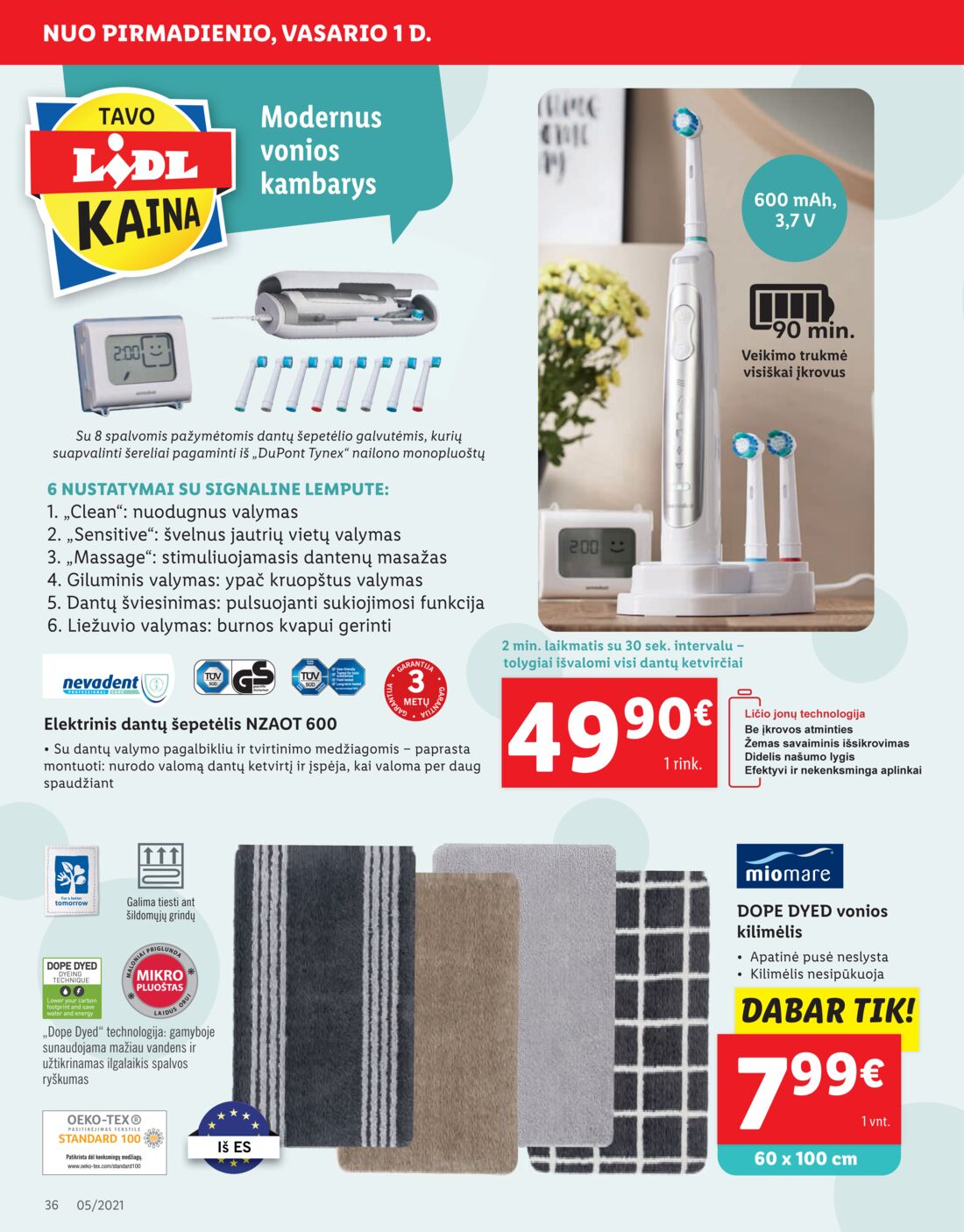 Lidl savaitinis leidinys akcijos nuo 
  2021-02-01 iki 
  2021-02-07 | Leidinukas.lt puslapis 36