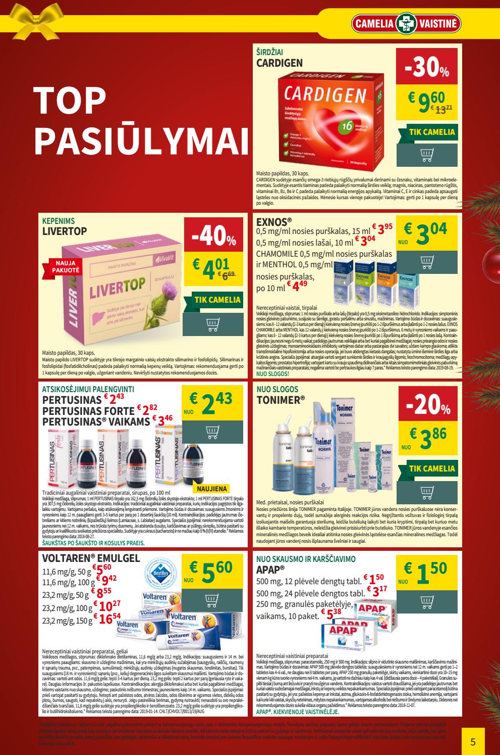 Camelia leidinys akcijos nuo 
  2019-12-01 iki 
  2019-12-31 | Leidinukas.lt puslapis 5