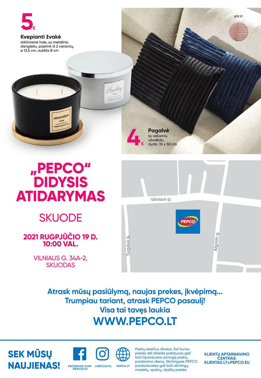Pepco atidarymo leidinys akcijos nuo
2021-08-19 iki
2021-08-25 | Leidinukas.lt puslapis 8