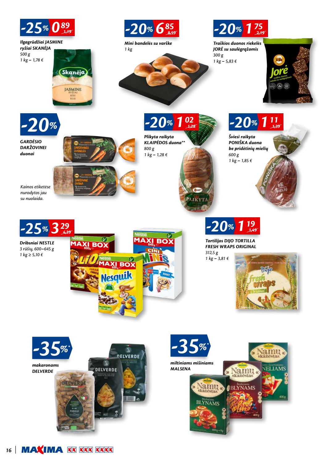 Maxima kaininis leidinys akcijos nuo 
  2019-10-24 iki 
  2019-11-06 | Leidinukas.lt puslapis 16