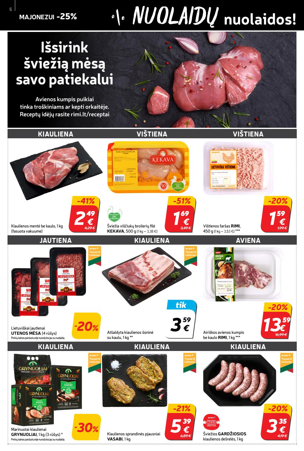 Rimi savaitinis leidinys akcijos nuo 
  2021-03-16 iki 
  2021-03-22 | Leidinukas.lt puslapis 6