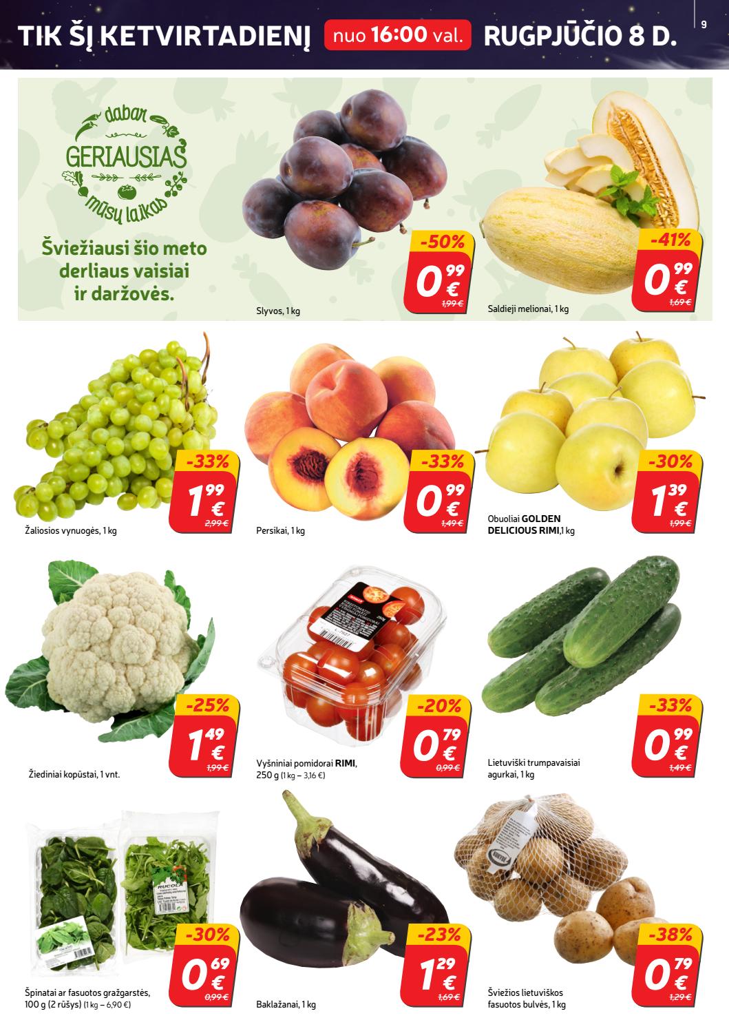 Rimi savaitinis leidinys akcijos nuo 
  2019-08-06 iki 
  2019-08-12 | Leidinukas.lt puslapis 9