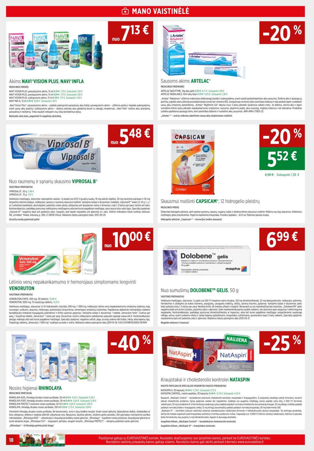 Euro vaistinė leidinys akcijos nuo 
  2019-07-01 iki 
  2019-07-31 | Leidinukas.lt puslapis 18