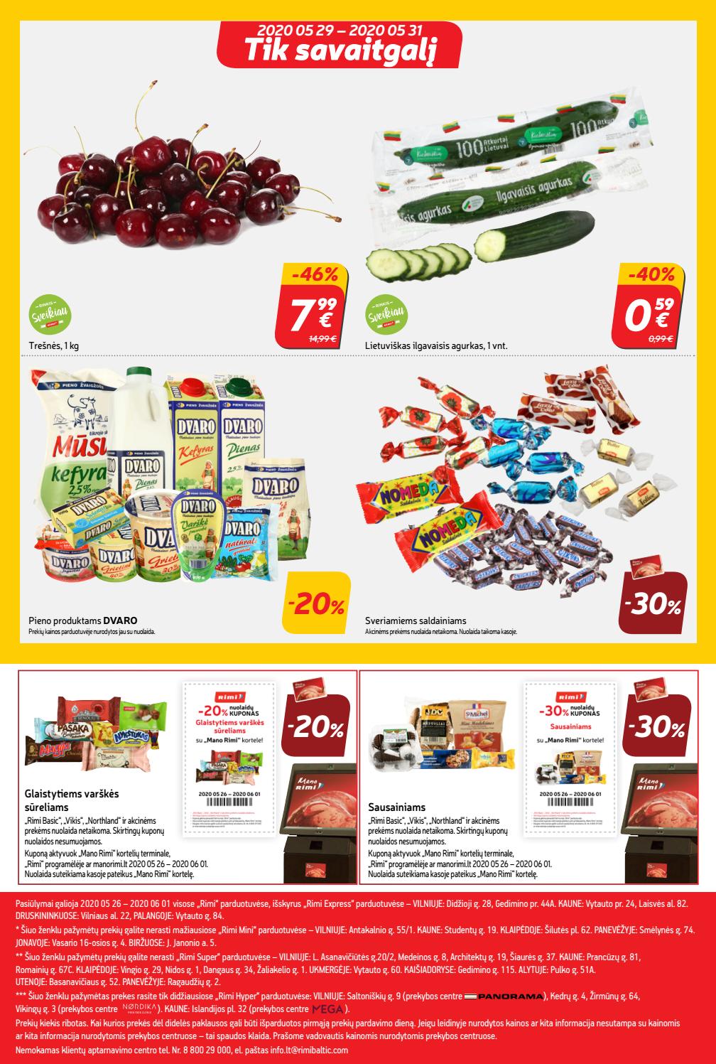 Rimi savaitinis leidinys akcijos nuo 
  2020-05-26 iki 
  2020-06-01 | Leidinukas.lt puslapis 24