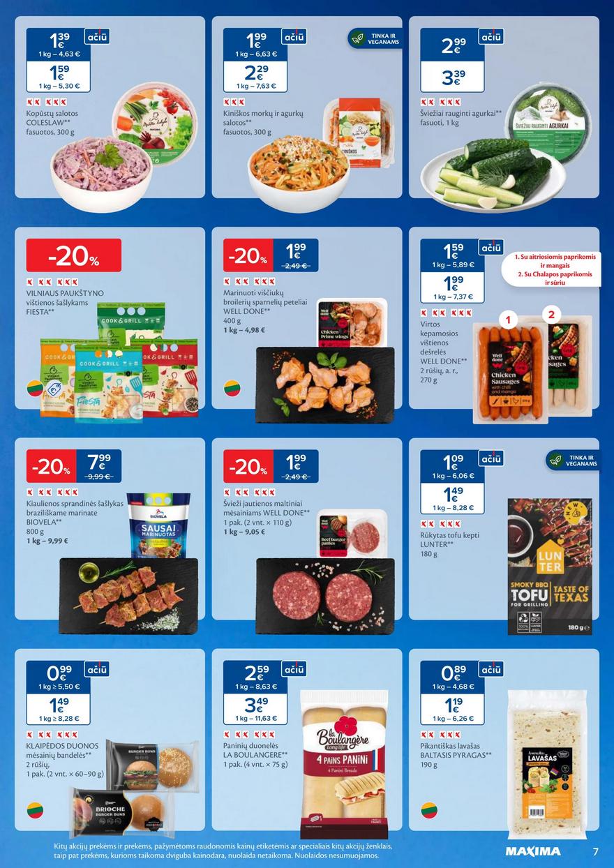 Maxima savaitinis leidinys 19 akcijos nuo 
  2025-05-06 iki 
  2025-05-12 | Leidinukas.lt puslapis 7