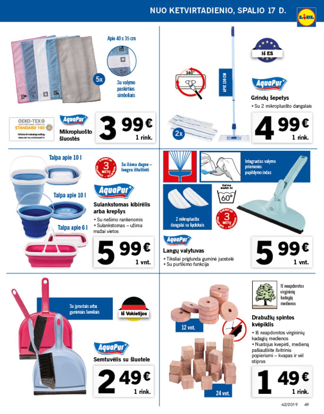 Lidl savaitinis leidinys akcijos nuo 
  2019-10-14 iki 
  2019-10-20 | Leidinukas.lt puslapis 49